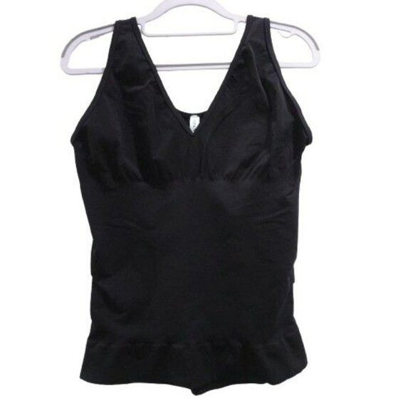 SPANX Black SPANXsculp Seamless Power Tank Top Plus Size 3X Black - Picture 1 of 6